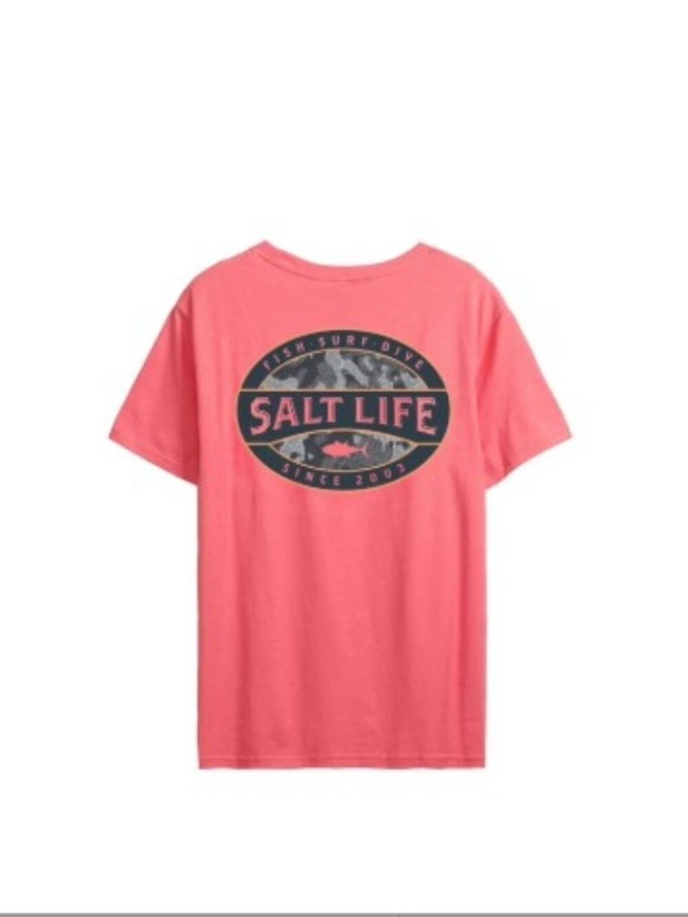 Salt Life Men's Graphic T-Shirt Coral Multiple Sizes